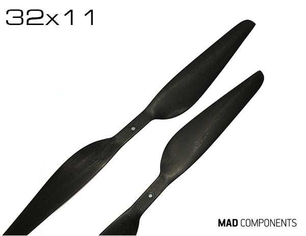 FLUXER 32X11 Inch Carbon Fiber Propellers - Unmanned RC